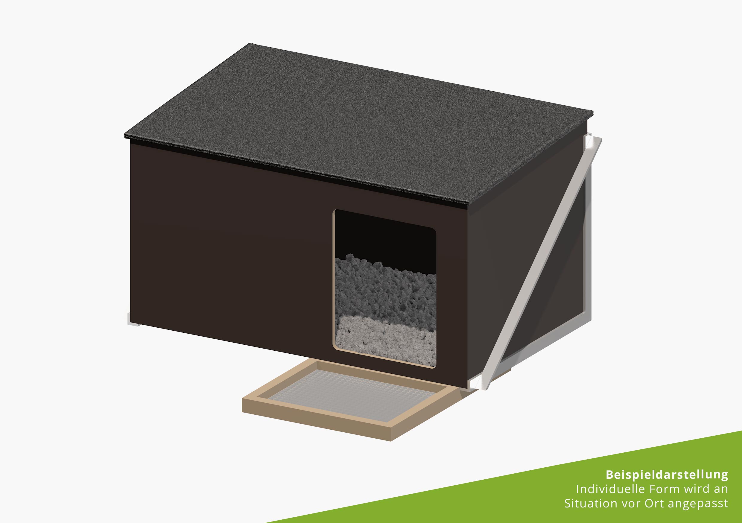Peregrine falcon nest box