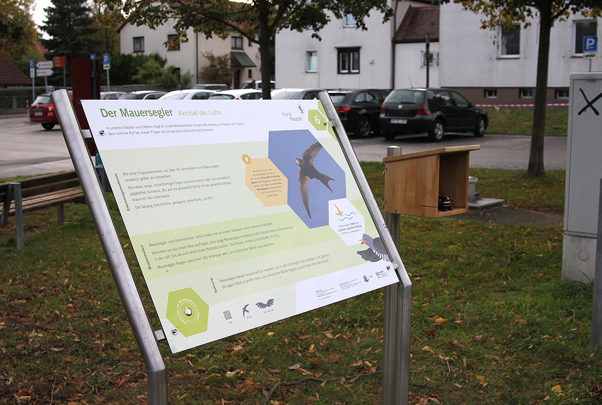 Information boards for nature trails