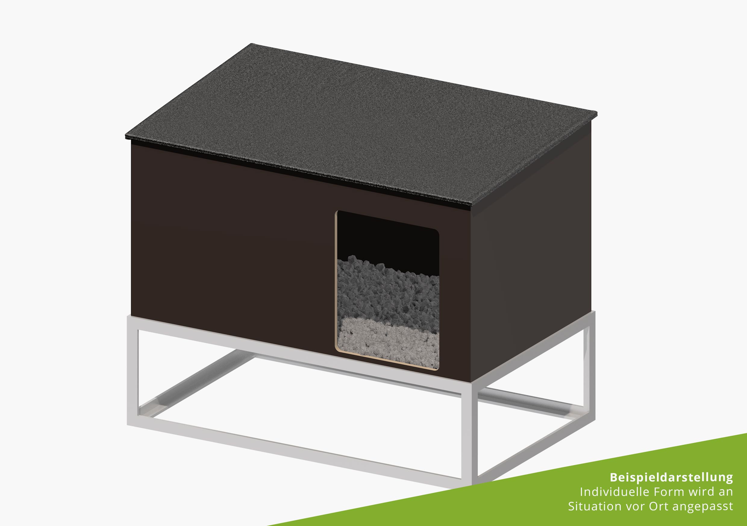 Peregrine falcon nest box