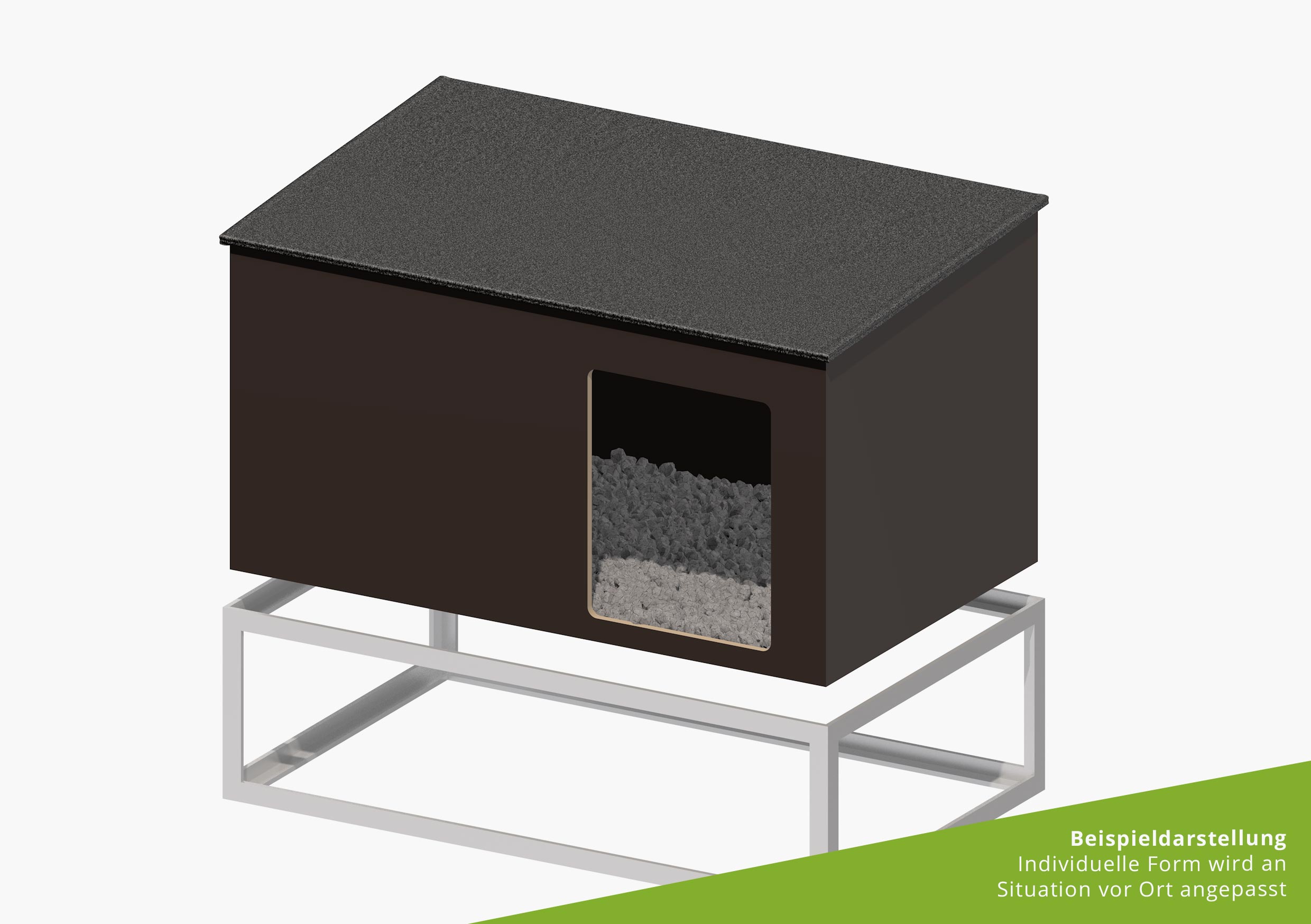 Peregrine falcon nest box