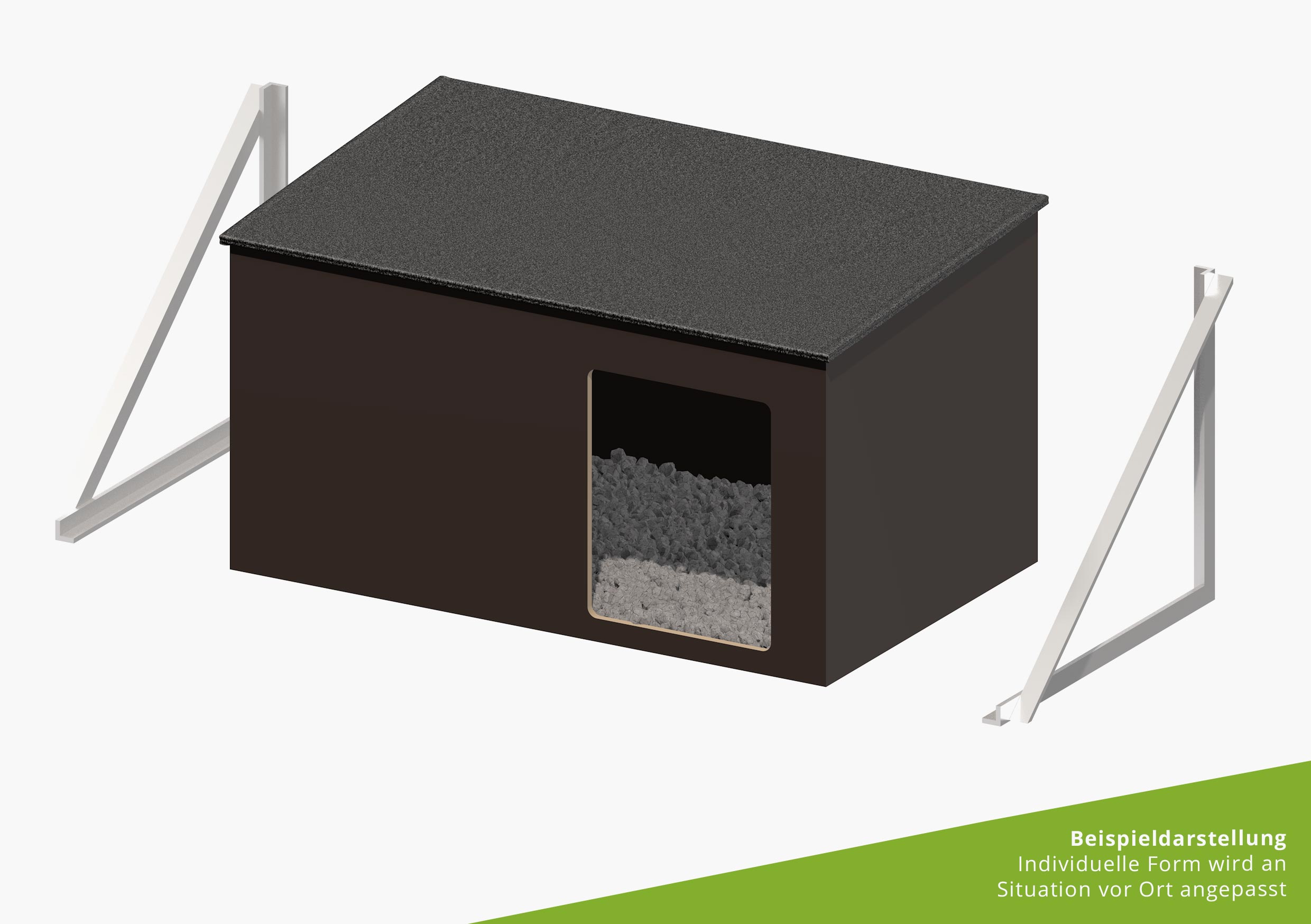 Peregrine falcon nest box
