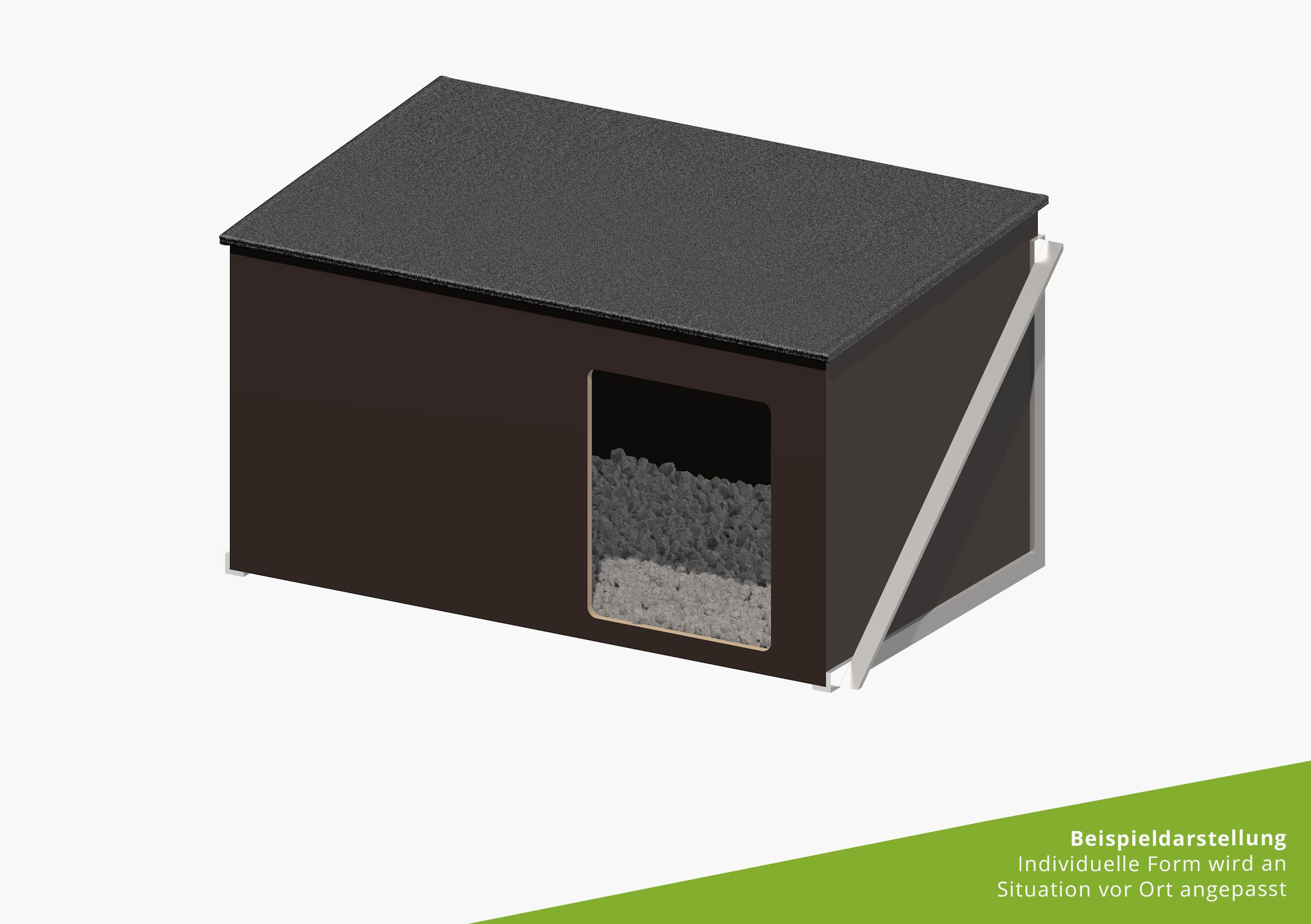 Peregrine falcon nest box